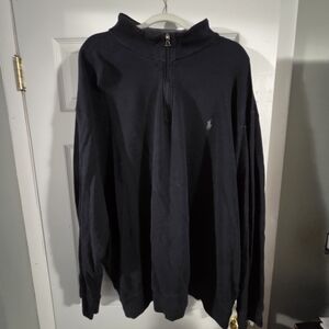 Polo Ralph Lauren Navy Zip-Up Sweater